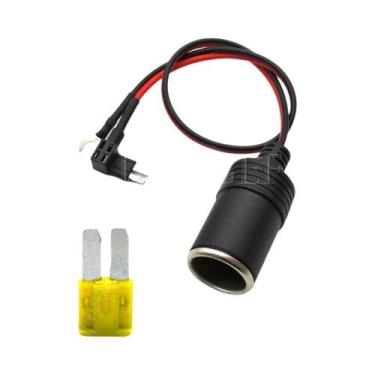 Imagem de Conjunto De Cabo Carregador De Isqueiro De Carro Em Cobre Puro Com Fus