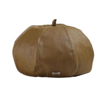 Imagem de GTIANHE-TAN Boina feminina chapéu jornaleiro quatro estações de chapéus modernos para viagens urbanas e festivais, One Size, Ágata