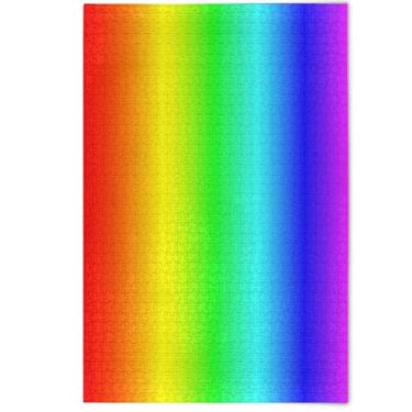Imagem de Vibrant Rainbow Colors Print Jigsaw Puzzles 500 Pieces for Adult Tech Gifts for Lovers Puzzle Creative Jigsaw Puzzles Animal Colorful Art, 500 Pieces, 20.5" x 14.9"