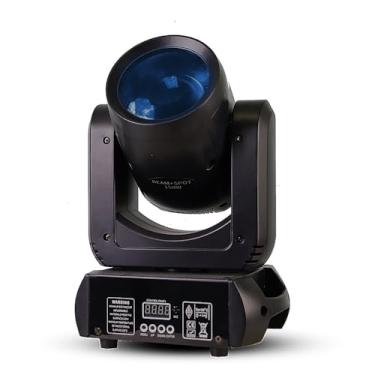 Imagem de YUERLT Mini Holofote Led De Cabeça Móvel 150W, Feixe + Spot + 18 Prismas Giratórios, 8 Gobos, 8 Cores, Arco-Íris, Dj Dmx, Luz De Efeito De Palco, Discoteca, Bar, Festa, Palco