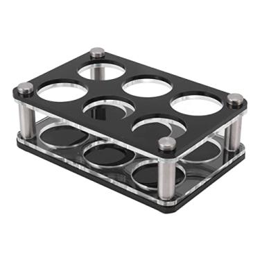 Imagem de GLOGLOW Cesta de Vinho/suporte de Rack de Vinho, Material Acrílico, Resistente a Impactos, Armazenamento para Bar Doméstico e Exibição de Garrafa de de Cozinha (Porta-copos combinado de 2X3 6 cabeças)