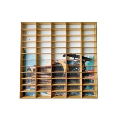 Imagem de Suporte Para Carrinhos De Brinquedo Miniatura Organizadora | Ideal para Quarto Infantil, Sala ou Presente para Colecionador | Deixe Sua Coleção Organizada e em Destaque!(820)