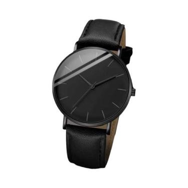 Imagem de Relógio Quartz Masculino com Pulseira de Couro, Relógios Empresariais,