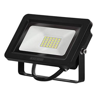 Imagem de Refletor LED Eco Black+Decker, Branca, 30W, Bivolt, Conector Cabo