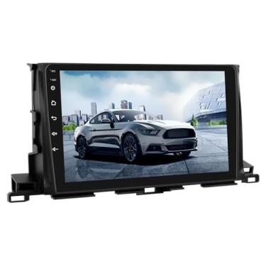 Imagem de Rádio de carro 4 núcleos 4G + 128G Android 15 para Toyota HIGHLANDER 2015-2018, Rimoody Car Stereo Wireless Carplay Andorid Auto Mirror Link 22 polegadas Tela INCELL GPS WiFi Bluetooth 5.0 FM/RDS EQ