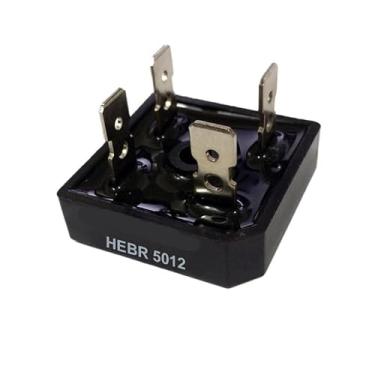 Imagem de Retificador de ponte monofásica 50A, HEBR5012 tampa de plástico de 32 x 32 mm. Inversor solar, soldagem invertida, use 10 peças