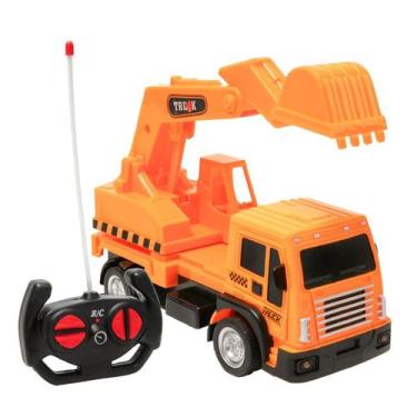 Imagem de Caminhão Escavadeira City Trucks c/Controle Remoto - Polibrinq