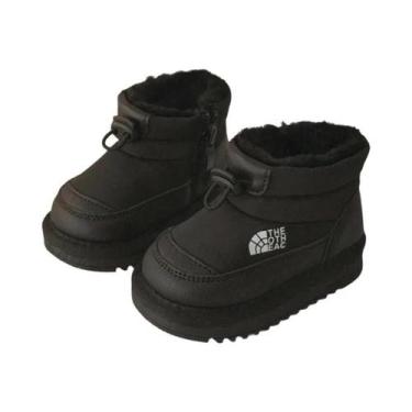 Imagem de Botas De Inverno Para Meninos E Meninas, Calçados Impermeáveis E Quent