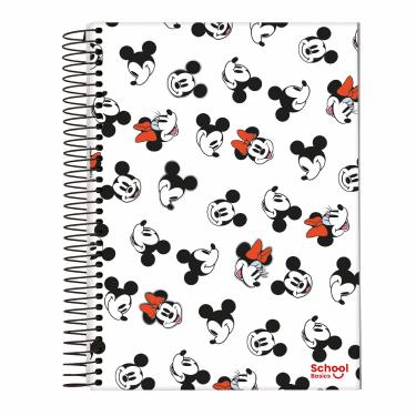 Imagem de Caderno Universitário Mickey School Basics 10 Matérias 160 Folhas Jandaia Capa Dura