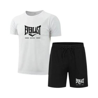 Imagem de Conjunto De Fitness Respirável Para Homens EVERLAST, Roupas Esportivas