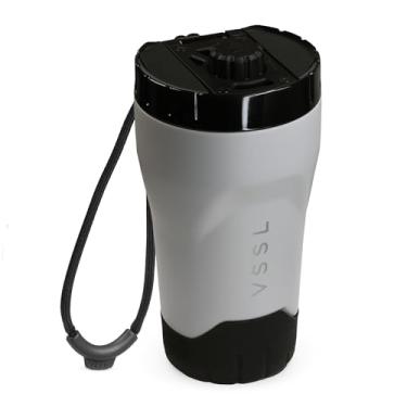 Imagem de VSSL Copo de café Rift | Copo de aço inoxidável | Caneca isolada de parede dupla com tampa | Xícara de café quente e gelada | Caneca de viagem à prova de vazamento | Compacta e pronta para aventura |