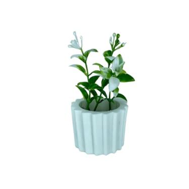 Imagem de Vasos Decorativos ContemporâNeos – Com Arranjos Em Miniatura De Musgo Combinados Com Folhagem Artificial, Adequados Para Mesas, Escrivaninhas Ou Prateleiras.(0,1)