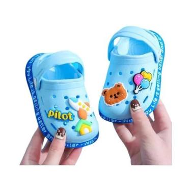 Imagem de Sandálias De Verão Para Meninas E Meninos, Chinelos Macios De Salto Pl