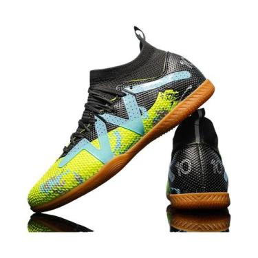 Imagem de Tênis De Futsal Unissex Cano Alto Antiderrapante E Resistente Ao Desga