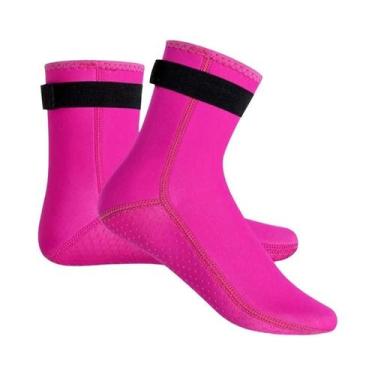 Imagem de Meias De Neoprene De Corte Alto Para Natação, Mergulho, Surf, Snorkeli