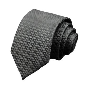 Imagem de Gravata Masculina Estreita Xadrez Azul, Preta E Vermelha Para Casament