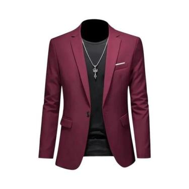 Imagem de Blazer Casual De Alta Qualidade Para Homens, Terno De Casamento Para N