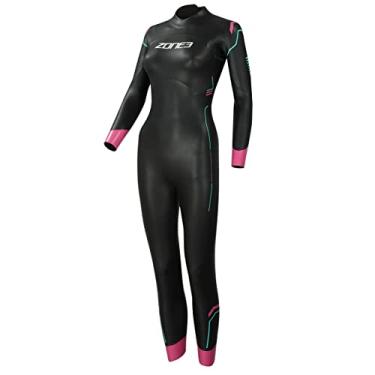 Imagem de ZONE3 Roupa de mergulho feminina Agile Triathlon 2022 - Azul/Fuschia XXL