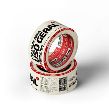 Imagem de Fita Crepe Uso Geral 48mm x 50m Adere 423 Removível 24h
