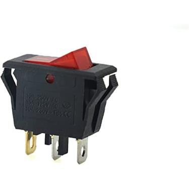Imagem de Interruptor basculante micro interruptores, 10 peças, interruptor liga/desliga de 32 * 16 KCD3-102N / A2 tipo de navio, interruptor basculante com botão triangular, 3 pinos, duas engrenagens