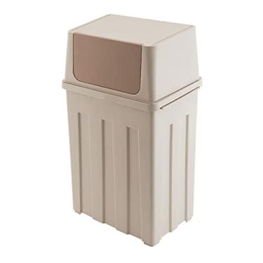 Imagem de Lndoor Lixeira de cozinha concha de lixo pedal, cesto de lixo interno, capacidade de 6,6 galões, escritório, casa, sala de estar, lixeira