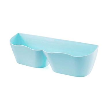 Imagem de HHHJQFAAT Chinelos de parede suporte de prateleira suspensa rack de armazenamento rack de sapatos dobrável organizador de armazenamento de chinelos de camada dupla (cor: A) (A)