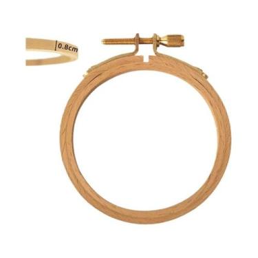 Imagem de Aro De Bordado Em Madeira De Bétula Para Ferramentas De Costura Em Cas