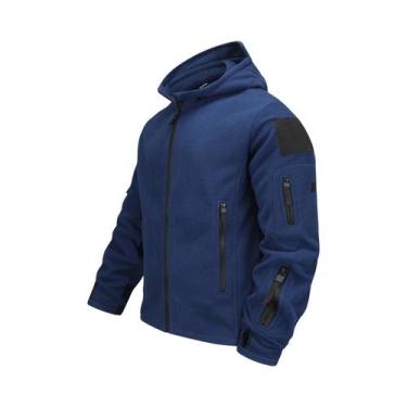 Imagem de Jaqueta Tática Térmica De Inverno Masculina Com Capuz Softshell Para E
