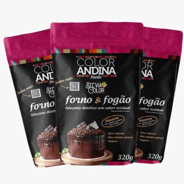 Imagem de Adoçante Culinário Stevia Color Forno e Fogão 320G - 3 POTES - Color A