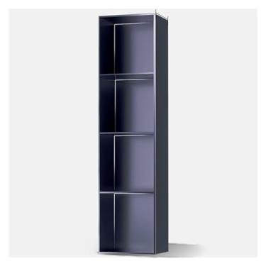 Imagem de Prateleira de nicho de chuveiro de aço inoxidável, inserção de metal quadrada impermeável para banheiro, armazenamento de higiene para quarto, cozinha e estudo, vermelha - 120 x 28 x 12,5 cm