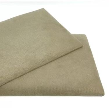 Imagem de KIT 10 Módulos de Cabeceira Estofada 20x45 cm para Cama Solteiro Casal Queen King – Modular e Autocolante(Bege,King- 10 Placas)