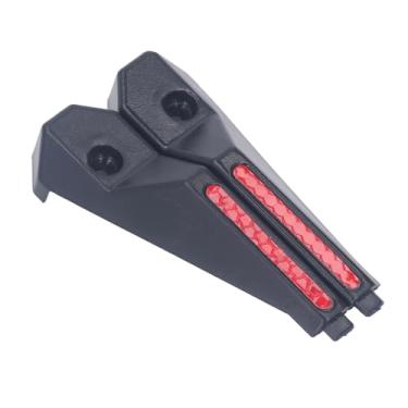 Imagem de aqxreight Par de Tampa da Roda Traseira de Scooter Elétrica de Plástico Tampa Traseira Esquerda Direita Com Faixa Reflexiva Duradoura Não Feita de e Plástico Melhorando Premium ou Feito de o