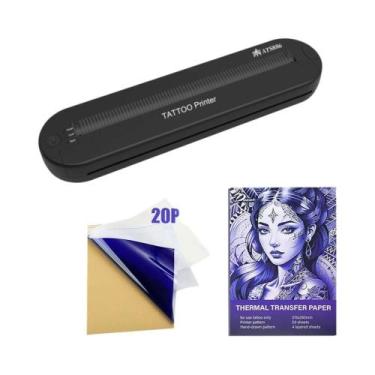 Imagem de Impressora De Estêncil Para Tatuagem Sem Fio Com Bateria De 2500mAh Co