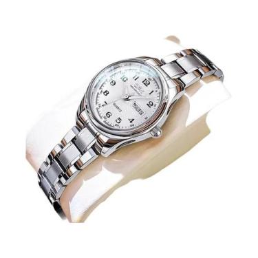 Imagem de Relógio Feminino À Prova D'água Luminoso Com Data E Dia, Quartzo OPK 8