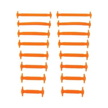 Imagem de Cadarços De Silicone Elástico 16 Peças: Cadarços Rápidos E Práticos Pa