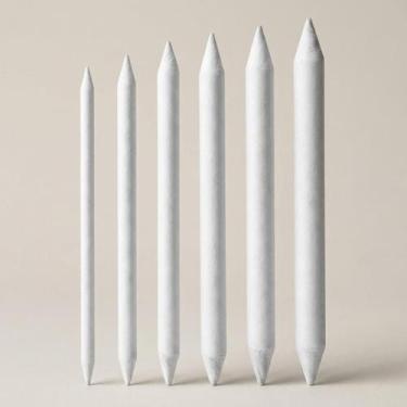 Imagem de Kit Esfuminho 6 Unidades Profissional Para Desenho Realista Sombra Luz