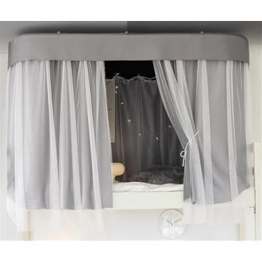 Imagem de Barraca de beliche de malha respirável, cortina de cama estilo princesa para crianças, design leve e elegante, perfeita para festas do pijama e brincadeiras