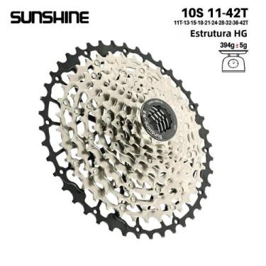 Imagem de Cassete De Bicicleta Em Aço Carbono Ultraleve 9-13 Velocidades HG Para