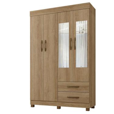 Imagem de Roupeiro Copacabana 4 Portas Com Espelho Benetil Móveis