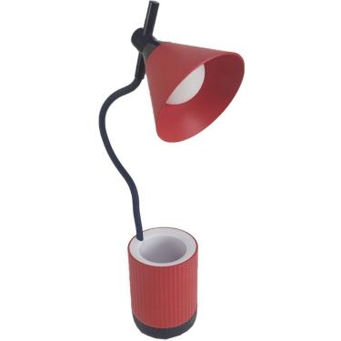 Imagem de Luminaria De Mesa Porta Objetos Led Articulada 3 Cores