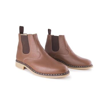 Imagem de Botina Vira Francesa Costurada a Mão Ivan Garotti 4101900 Bico Redondo