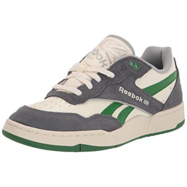 Imagem de Reebok Tênis masculino Bb 4000 II, Branco/cinza puro/verde claro, 12 Women/10.5 Men