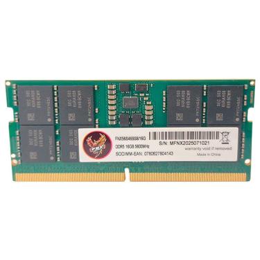 Imagem de Memória Para Notebook Fnx Ddr5 16gb 5600mhz, Sodimm - Fnx56s46bs8-16g