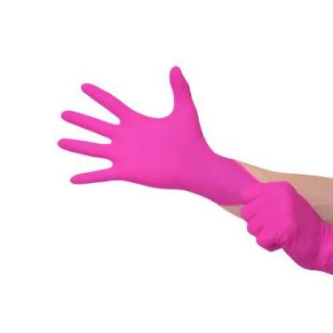 Imagem de Luva Nitrilica S/Pó Cx Com 100Un - Medix Cor:RosaTamanho:Pp, Rosa, Pp