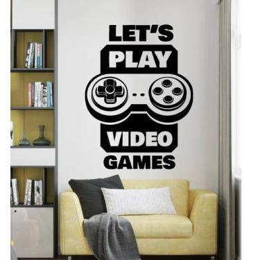 Imagem de Adesivo de parede  gamer, jogos, video game - Ambiente dekorado, 50cm,