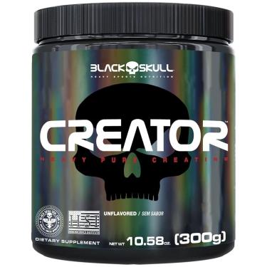 Imagem de CREATOR - CREATINA MONOHIDRATADA - 300G - BLACK SKULL-Unissex