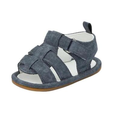 Imagem de Sandálias Para Bebês Meninos Com Solado De Borracha Antiderrapante, Ca