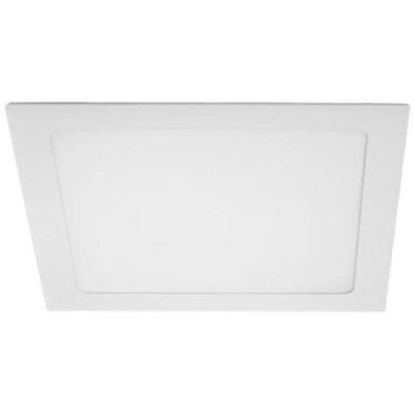 Imagem de Painel Inteligente Led Smart Rgb Wi-Fi Quadrado Embutir 18W