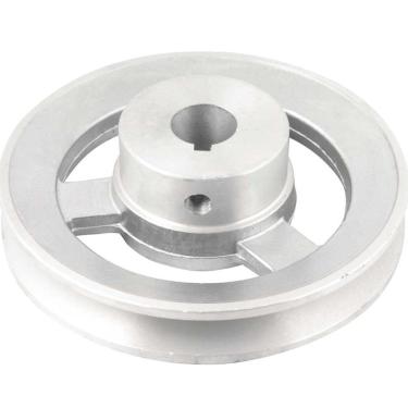Imagem de Polia Alumínio 1 Canal Perfil A 120mm com Furo 3/4" - Vonder