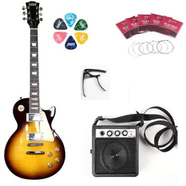Imagem de Kit Guitarra Les Paul Land Dark + Cubo + Acessórios